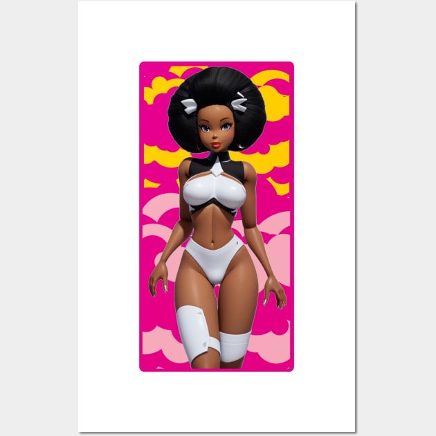 Black Barbie Wall Art by DewaJassin